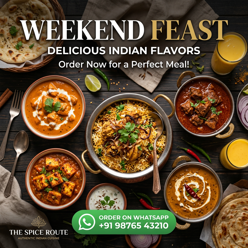 WhatsApp ordering push ad creative for Family Restaurant